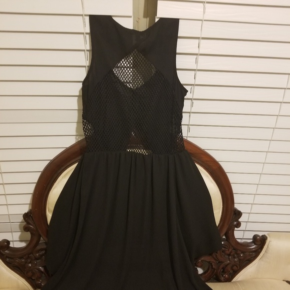 2 for 15| Bongo Black knetted Hi Low Dress - Picture 6 of 8